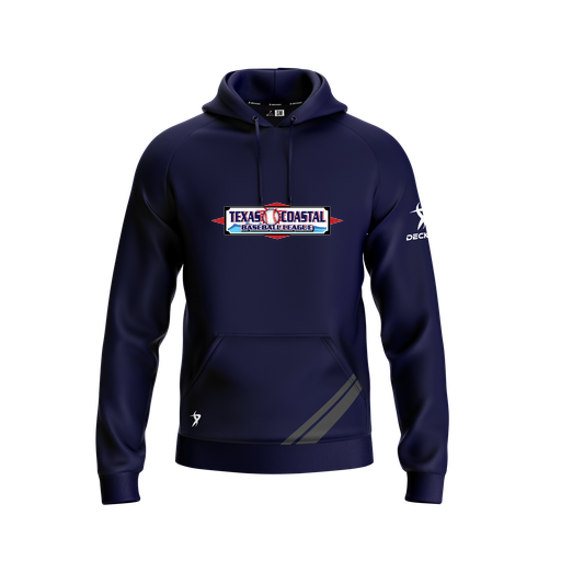 [FOLHSMNV-YXS-LOGO1] Decker Summit Hoodie (Youth XS, Navy, Logo 1)