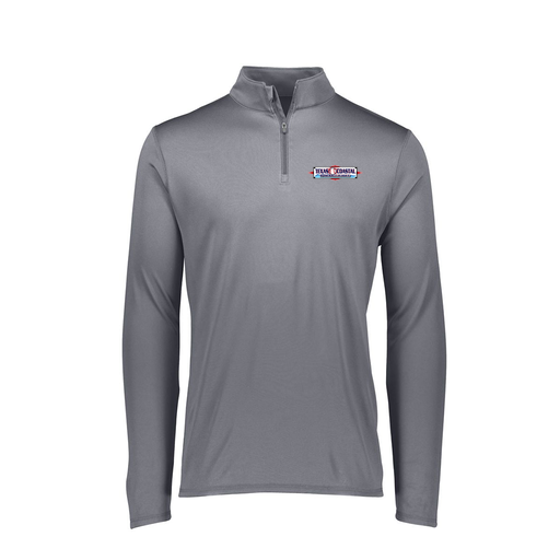[FTLQFLGY-FAXS-LOGO1] Decker Women's Flex-Lite 1/4 Zip Shirt (Female Adult XS, Gray, Logo 1)