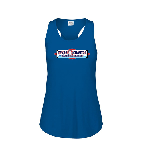 [3078.U55.S-LOGO1] Ladies Tri Blend Tank Top (Female Adult S, Royal, Logo 1)