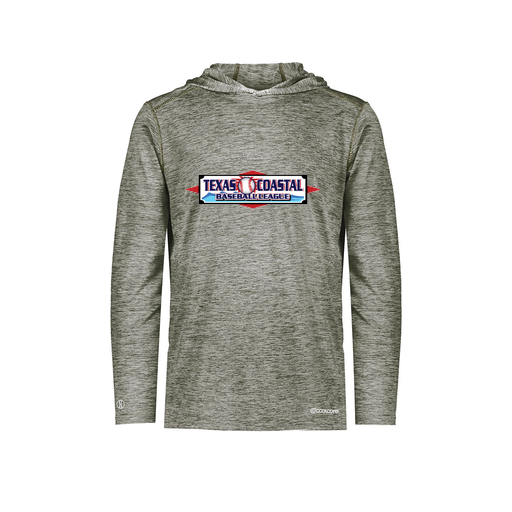 [FOLHCGGY-AS-LOGO1] Decker Men's Charge Hoodie (Adult S, Gray, Logo 1)