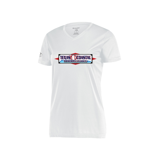 [222820.005.S-LOGO1] Ladies Movement Dri Fit Shirt (Female Adult S, White, Logo 1)